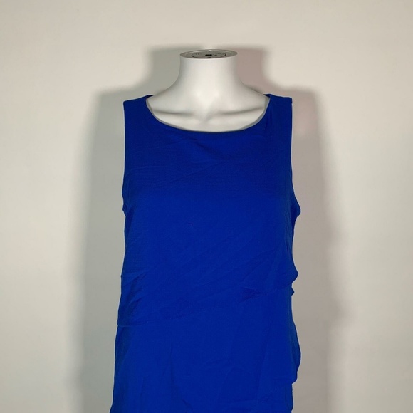 Jessica Howard Dress Asymmetrical Tiered Sz 24W - Picture 3 of 7